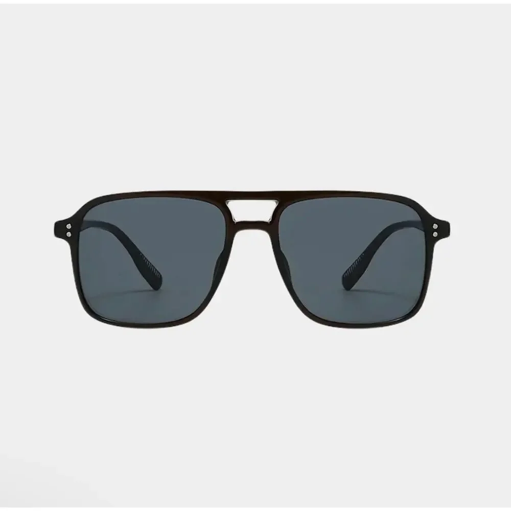 NEW VZN Frames St Barts | Hogany Square Aviator Sunglasses - Picture 2 of 9